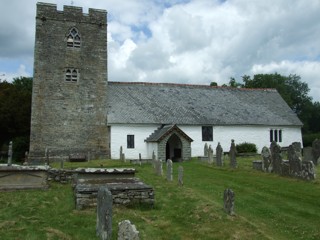 photo of St Cewydd's Church burial ground