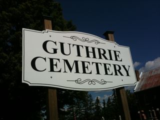 photo of Guthrie United Presbyterian's Church burial ground