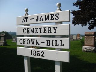 photo of St James Anglican Crown Hill's Church burial ground