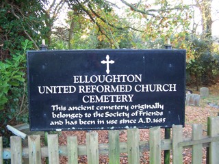 photo of United Reform Church's burial ground