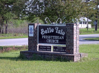 photo of Belle Isle Presbyterian's Church burial ground