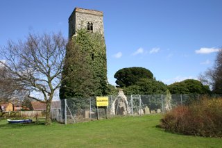 photo of St Margaret Ruin's Church burial ground