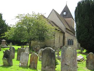 photo of St Margaret of Antioch's Church burial ground