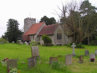 photo of St Giles' Church burial ground