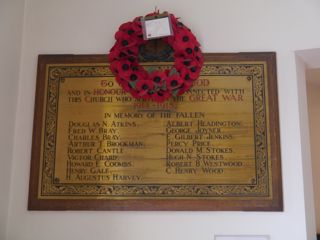 photo of Methodist Church Roll of Honour
