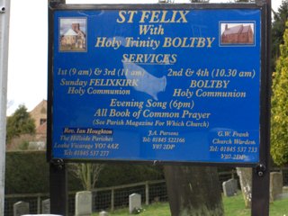 photo of St Felix's Church burial ground