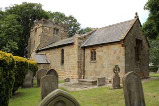 photo of St Oswald's Church burial ground