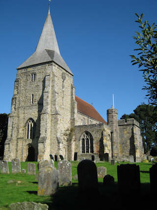 photo of St Dunstan's Church burial ground