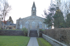 photo of Currie Kirk's Church burial ground