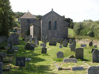 photo of Bryher All Saints' Church burial ground