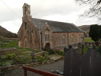 photo of St Cystennin's Church burial ground
