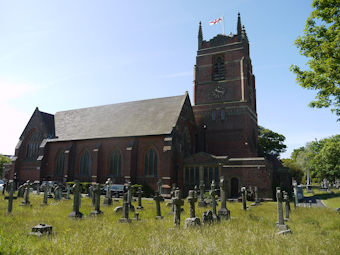 photo of St Anne's Church burial ground