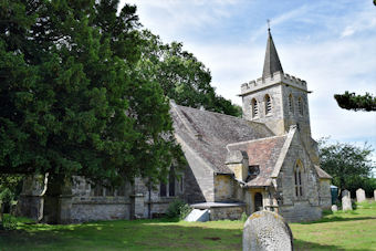 photo of St Margaret's Church burial ground