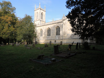 photo of St Mary Magdelene's Church burial ground