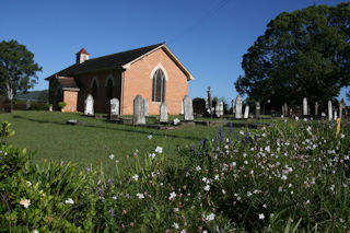 photo of St Johns Anglican's Church burial ground