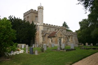 photo of St Vincent's Church burial ground