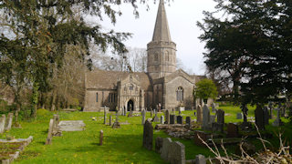 photo of St Adhelm's Church burial ground
