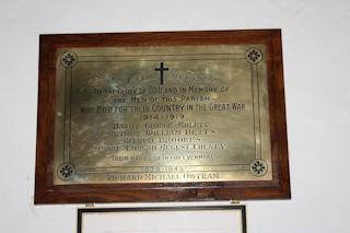 photo of St Michael (roll of honour)