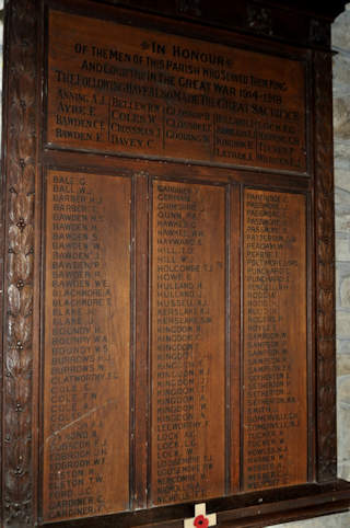 photo of St Mary the Virgin (roll of honour)