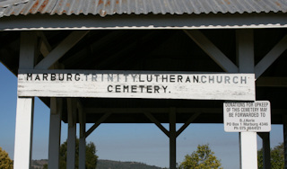 photo of Trinity Lutheran's Church burial ground