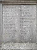 St Johns Church War Memorial