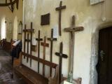 Old Church WW1 Wooden Crosses